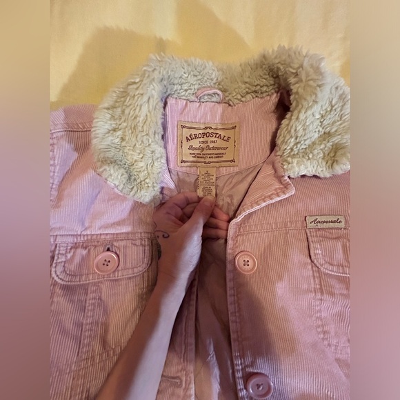 Aeropostale Baby Pink Corduroy Jacket - Picture 2 of 12